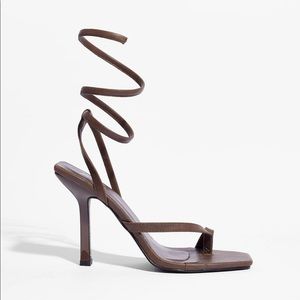 Wrap stiletto womens heels